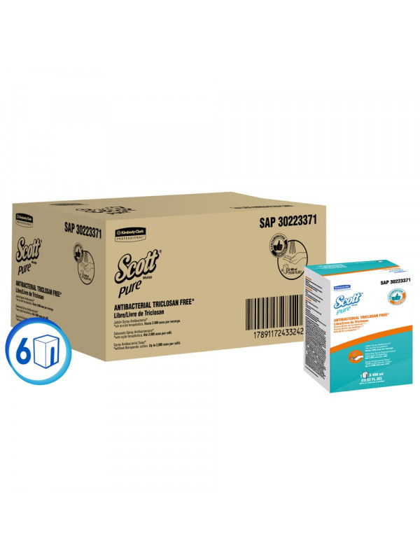 KCP SCOTT ANTIBAC SPRAY SOAP 400ML
