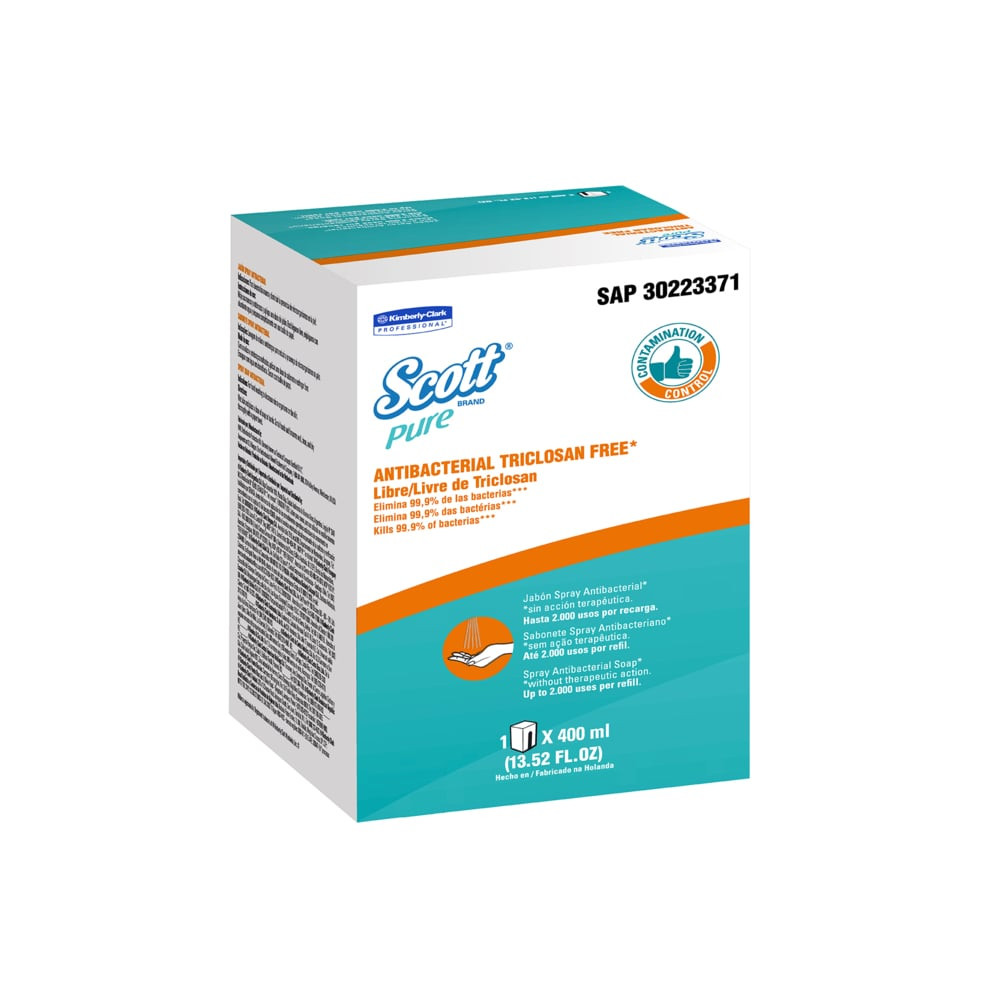 KCP SCOTT ANTIBAC SPRAY SOAP 400ML