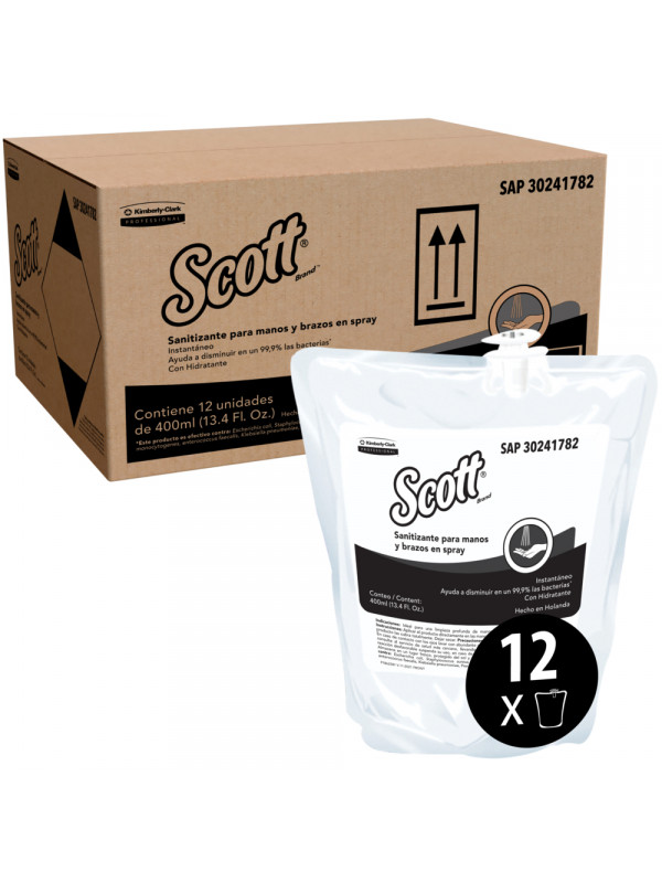 Scott Sanitizante en Spray para manos y brazos