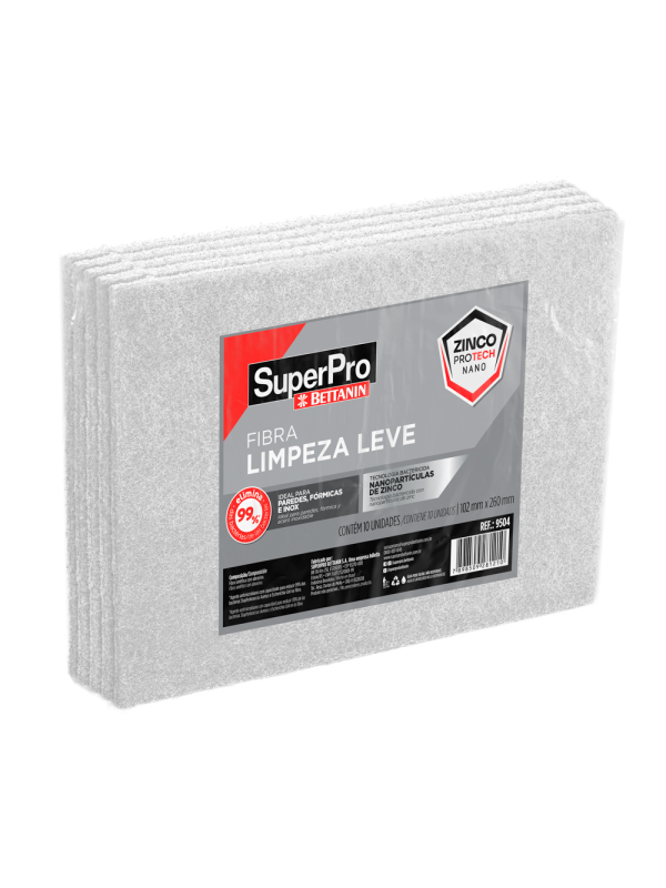 FIBRA LIMPIEZA BLANCO USO LEVE 102X260MM #9504//