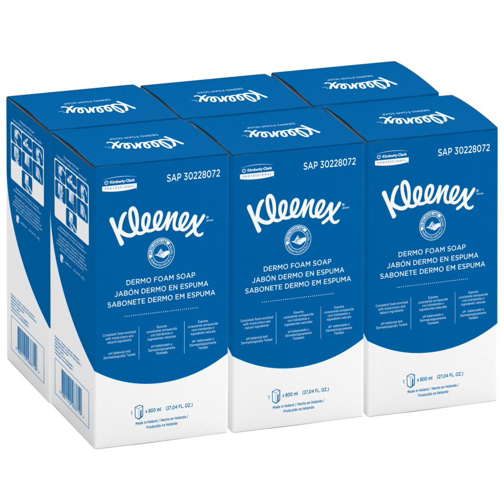 KCP JABON KLEENEX FOAM DERM 800ML