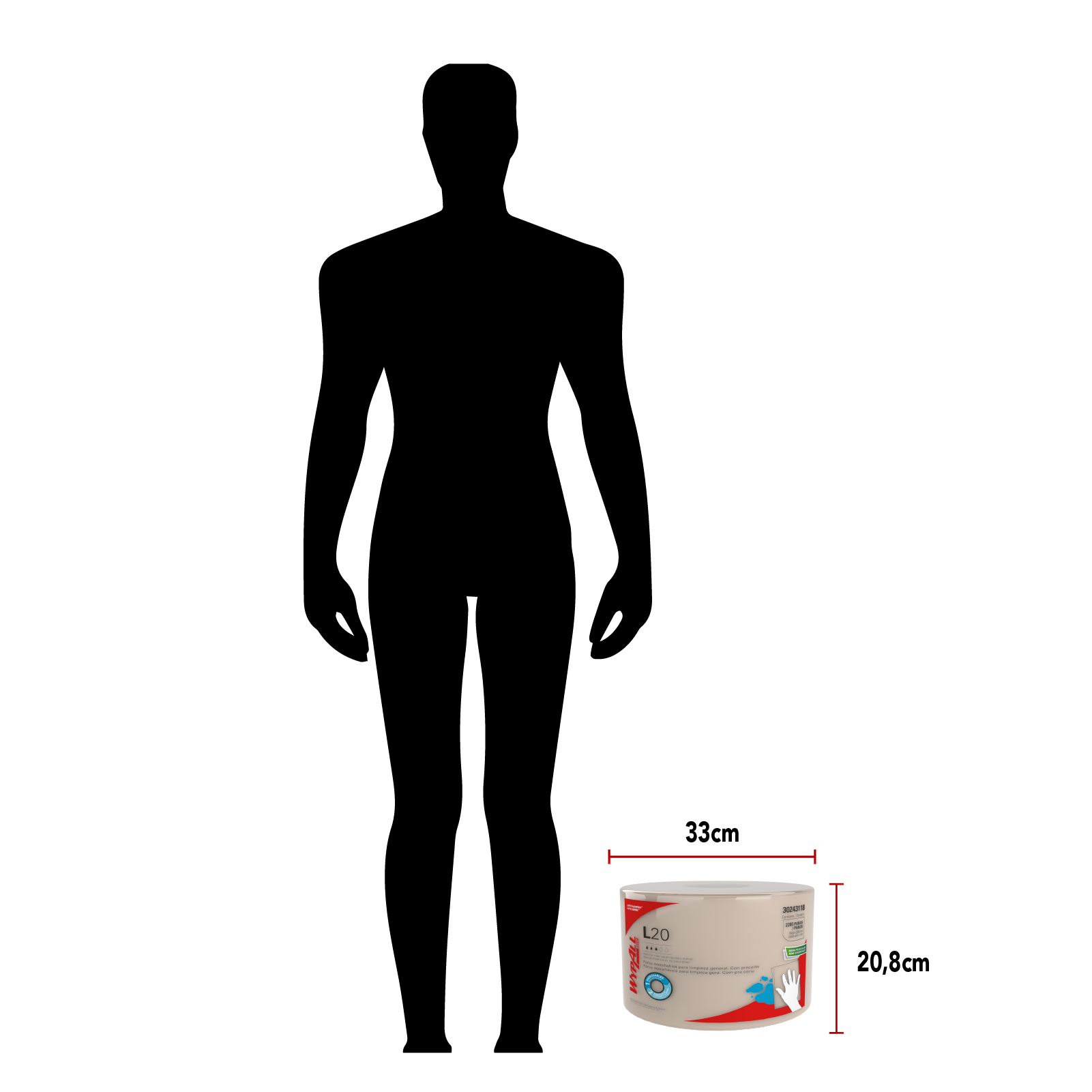 KCP TOA IND WYPALL L20 JMB 1P 1x1x2200