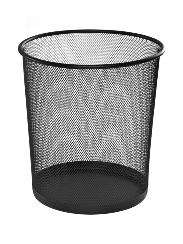 CESTO METAL P/ LIXO 12,5 NEGRO 1X12 SP93816 BR